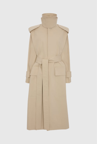 Philippa Trench Coat In Beige