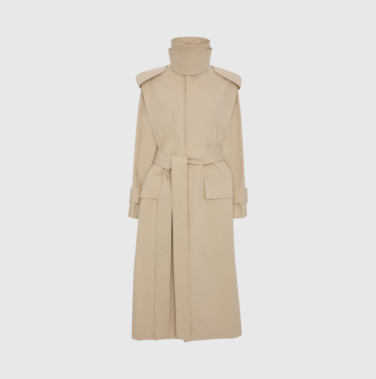 Philippa Trench Coat In Beige
