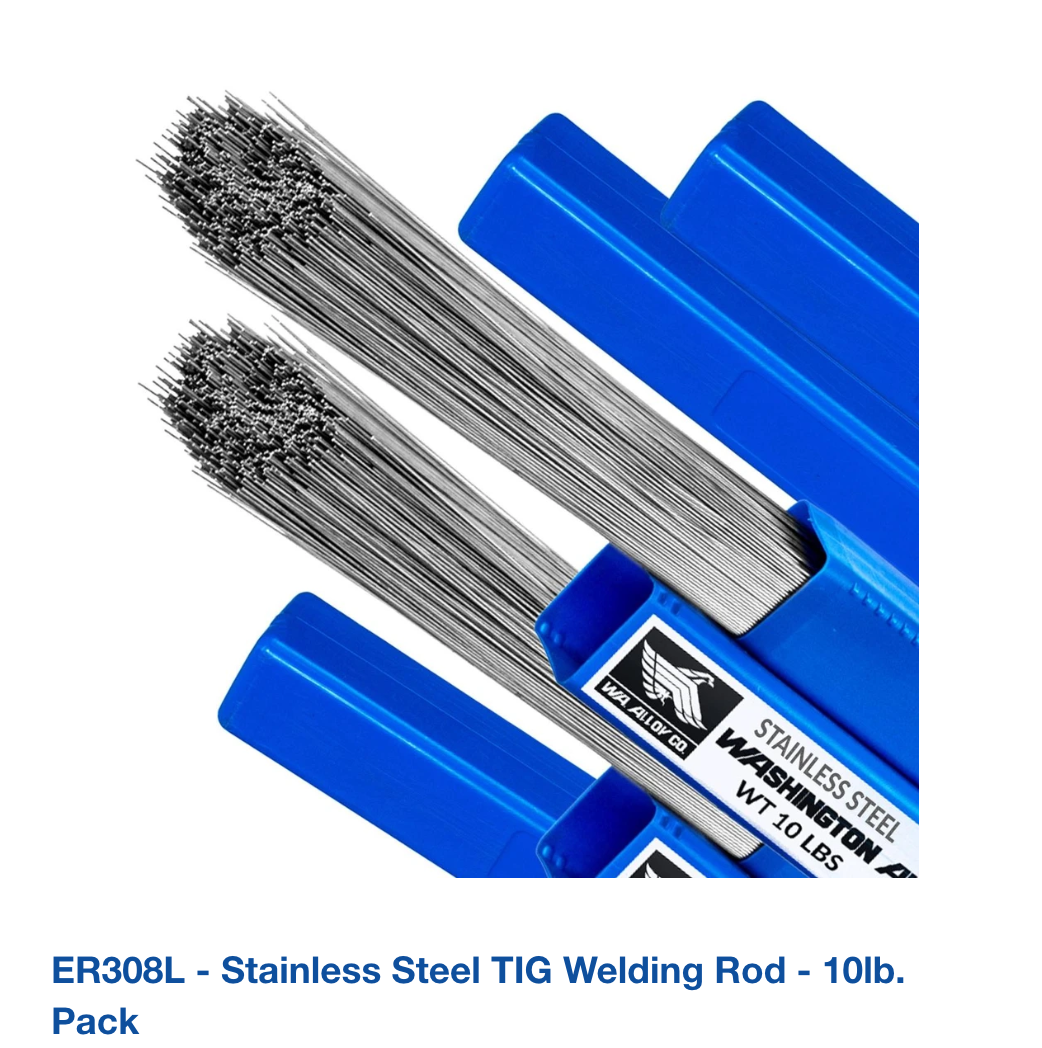 ER308L - Stainless Steel TIG Welding Rod - 10lb. Pack