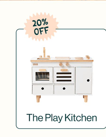 20% Off, The Play Kitchen