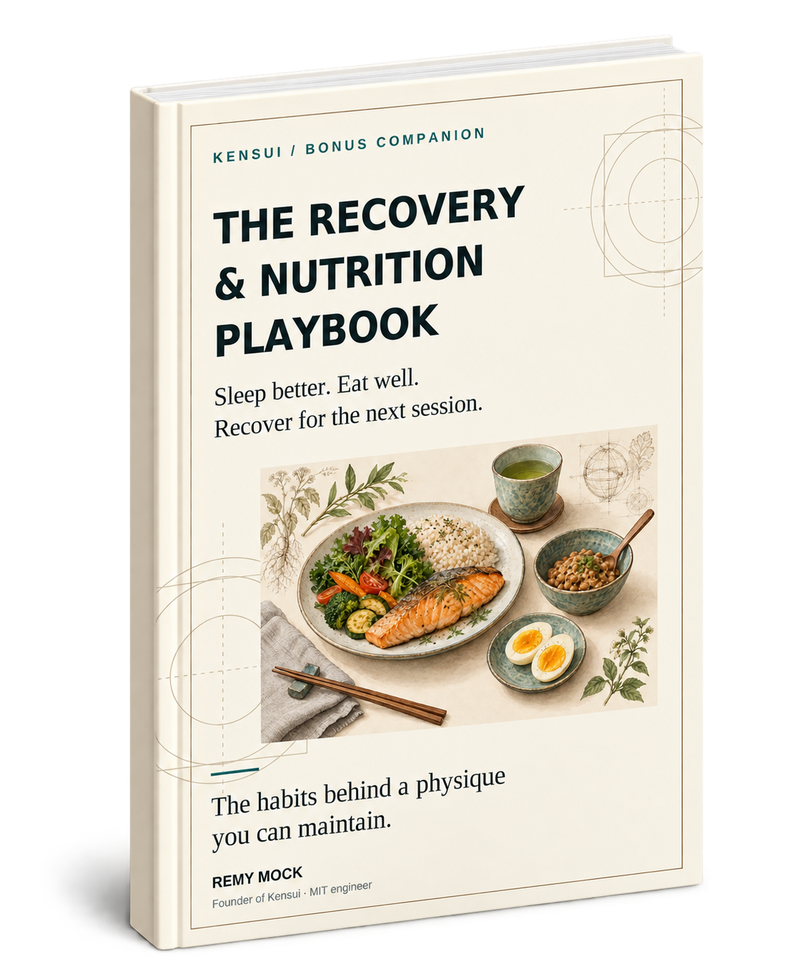 E-bokomslag till The Recovery & Nutrition Playbook av Remy Mock.