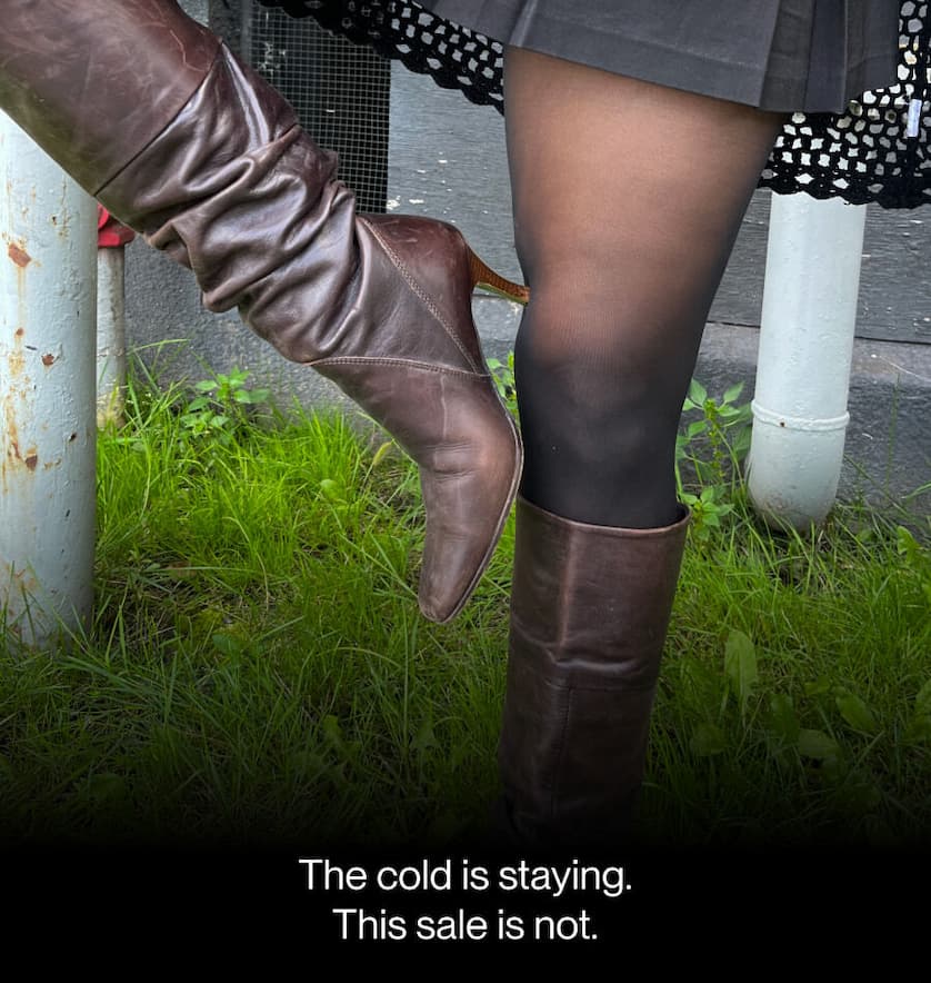 The cold is staying. This sale is not.