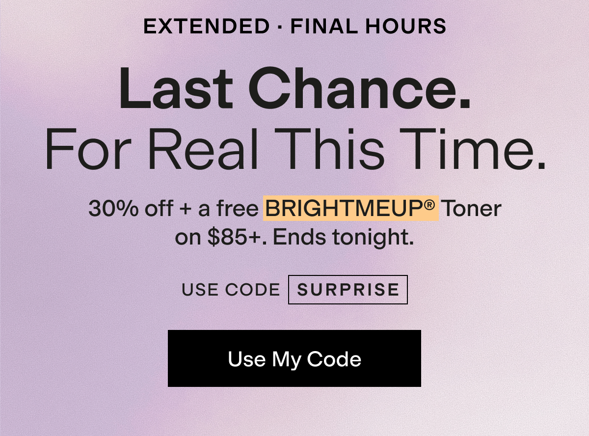 Surprise! It's Extended: 30% off One More Day!