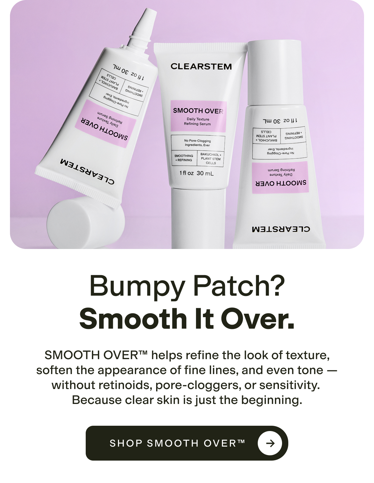 Bumpy Patch? Smooth It Over.