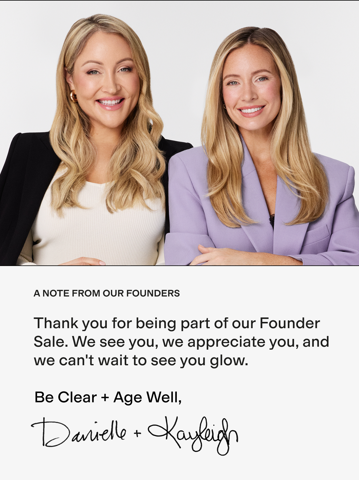 A Note From Our Founders