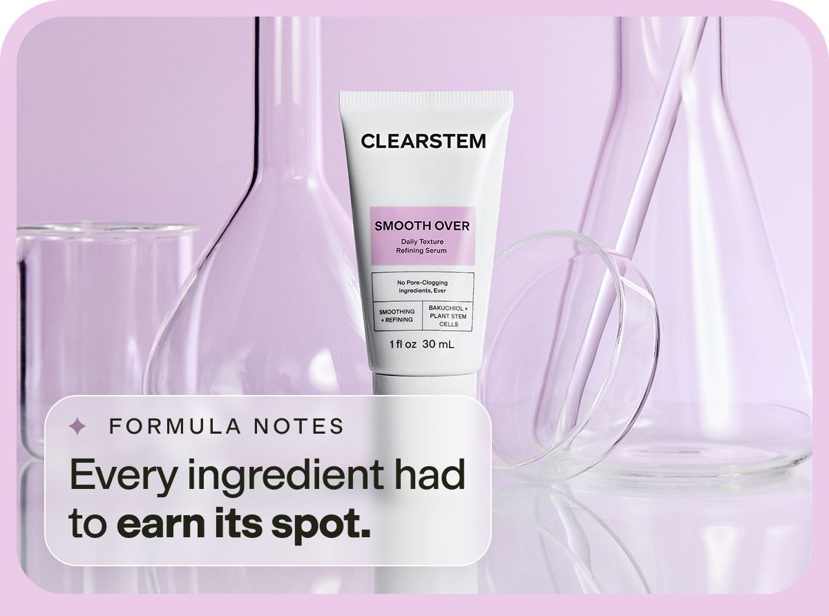 Every Ingredient had to earn it's spot.