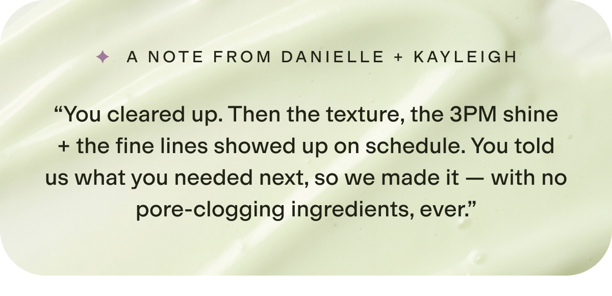 A Note From Danielle + Kayleigh
