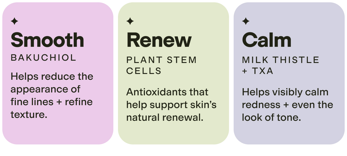 Smooth. Renew. Calm.