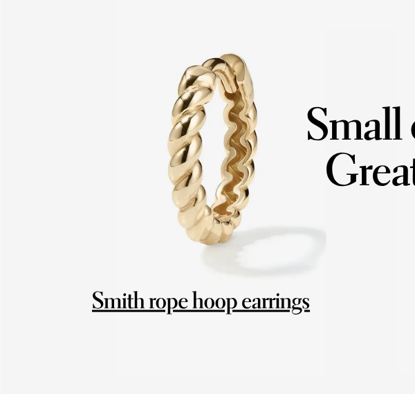 Smith Rope Hoop Earrings