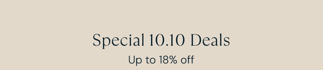 Special 10.10 deals, up to 18% off