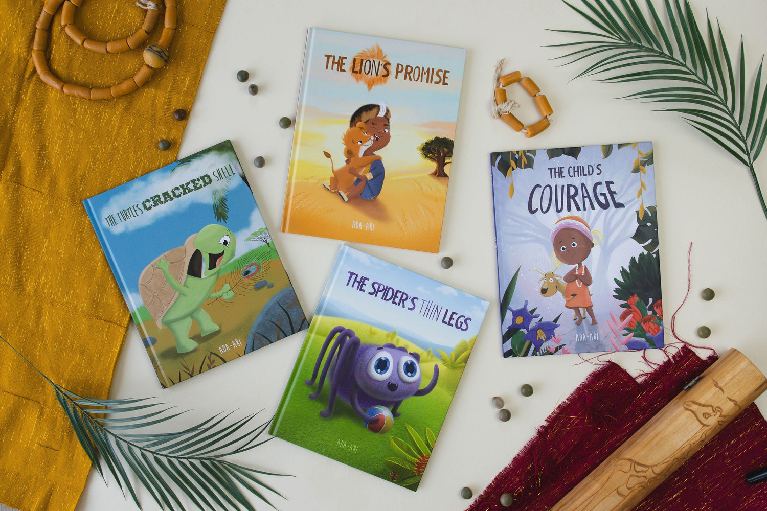 The four KOLI & OLUM African folktale picture books