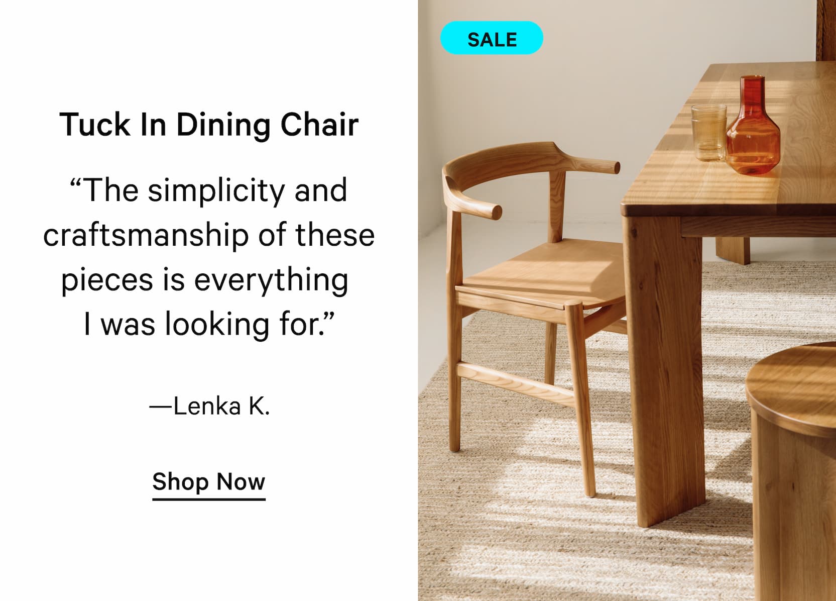 Tuck In Dining Chair