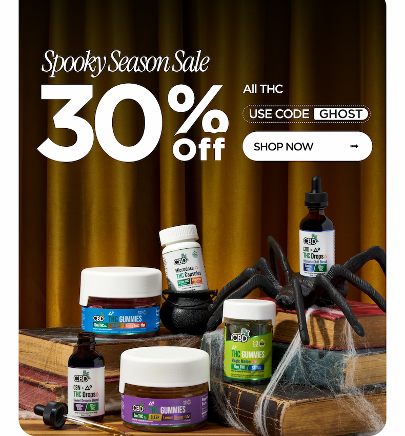 Spooky Season Sale | 30% Off all THC