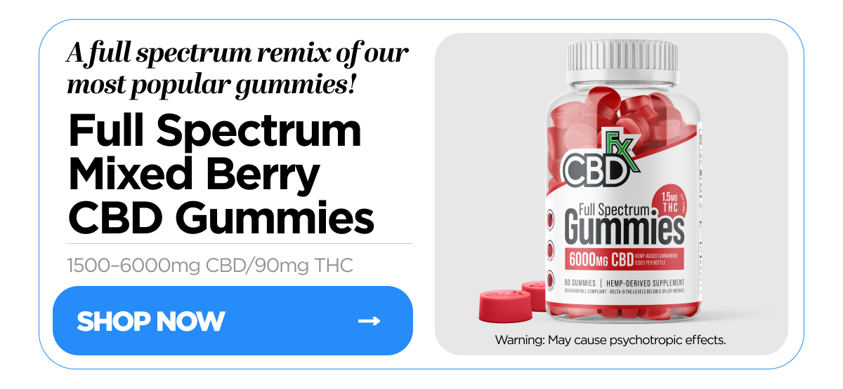Full Spectrum Mixed Berries CBD Gummies