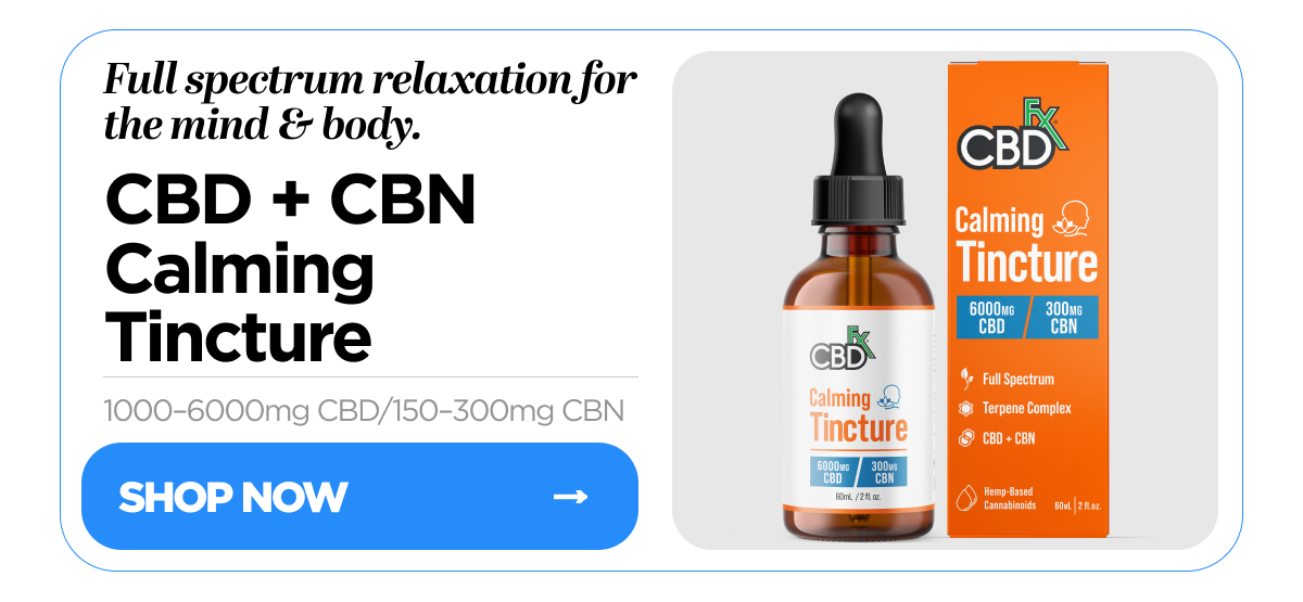 CBD + CBN Calming Tincture