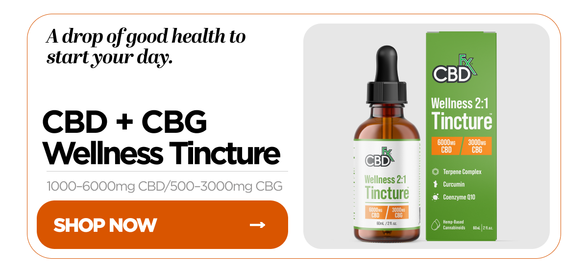 CBD + CBG Wellness Tincture