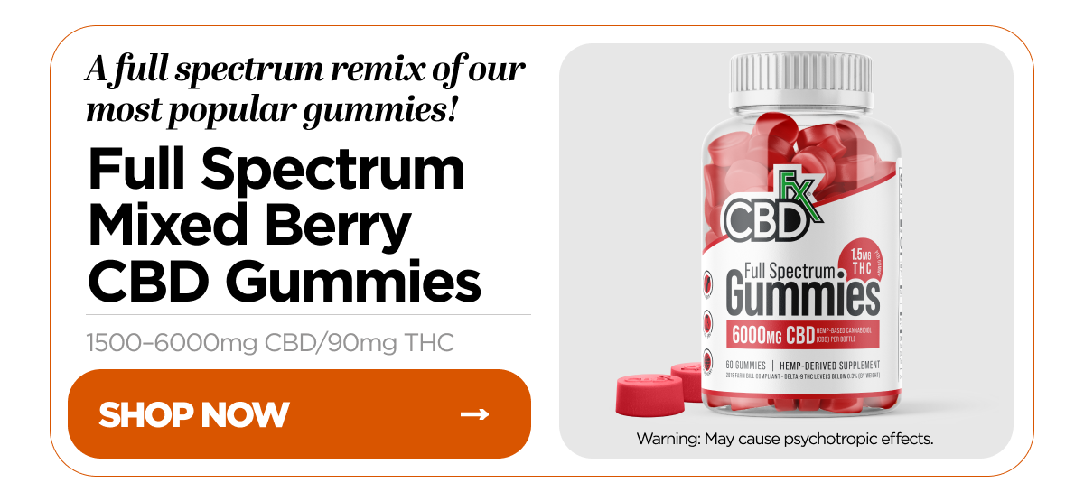 Full Spectrum Mixed Berry CBD Gummies