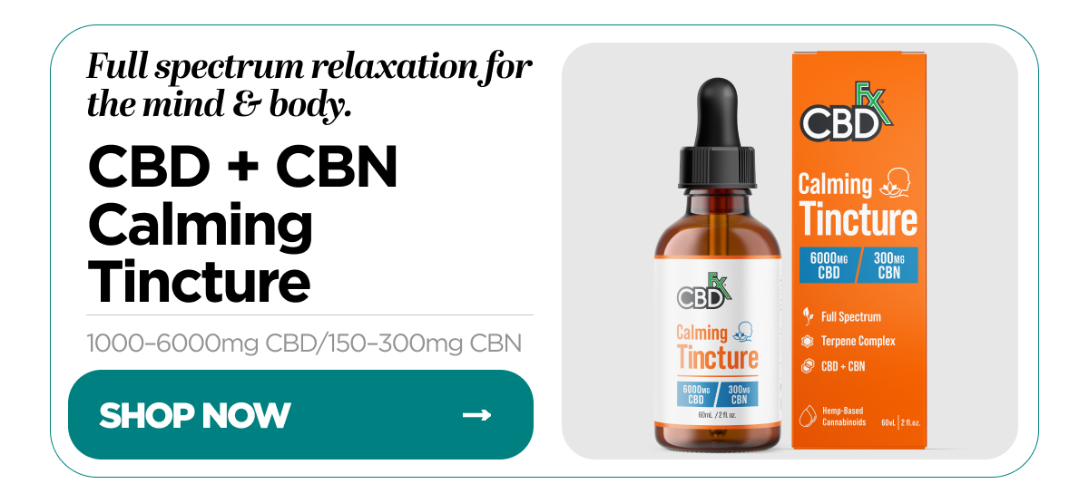 CBD + CBN Calming Tincture