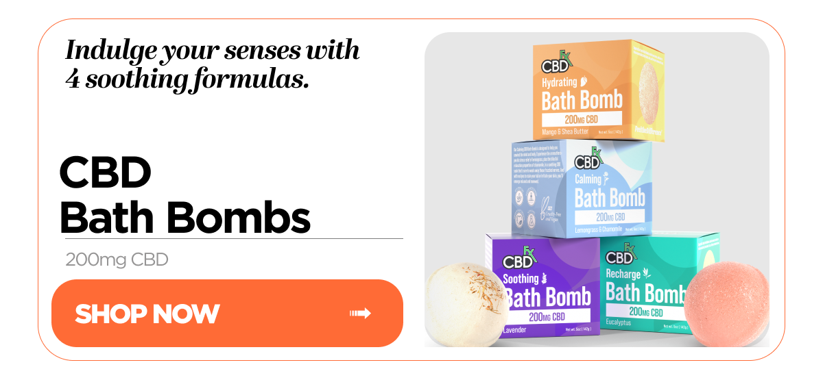 Indulge your senses with 4 soothing formulas. CBD Bath Bombs, 200mg CBD. Shop Now