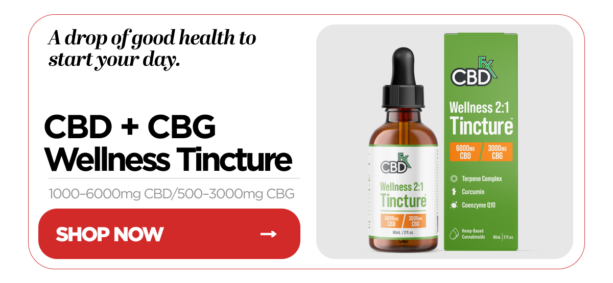 CBD + CBG Wellness Tincture