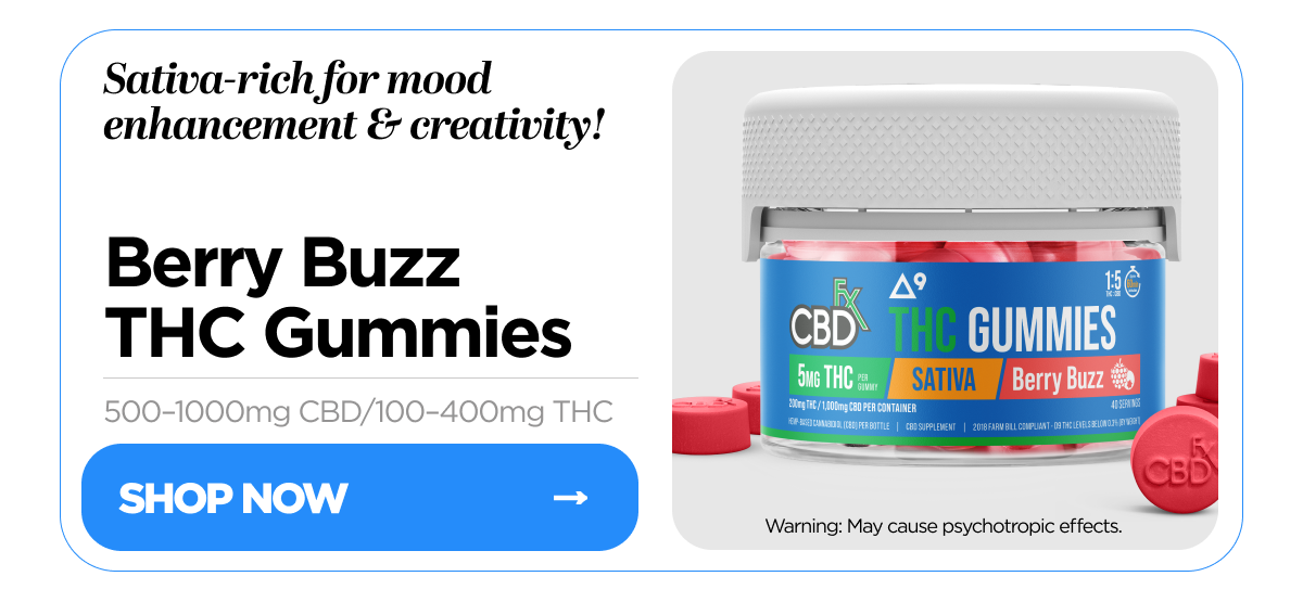 Berry Buzz THC Gummies
