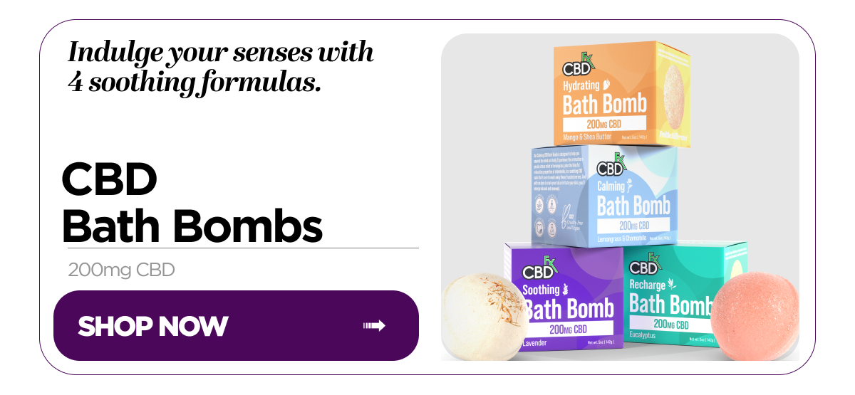 Indulge your senses with 4 soothing formulas. CBD Bath Bombs, 200mg CBD. Shop Now