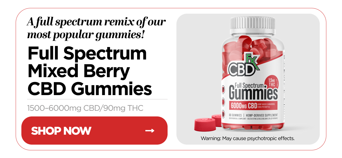 Full Spectrum Mixed Berry CBD Gummies