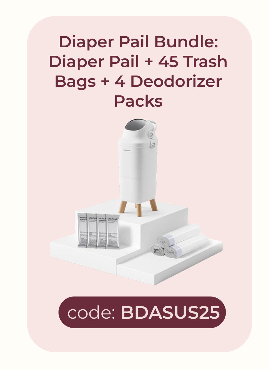 Diaper Pail Bundle: Diaper Pail + 45 Trash Bags + 4 Deodorizer Packs