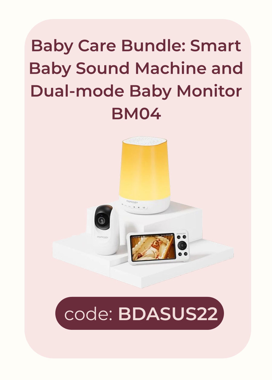 Baby Care Bundle: Smart Baby Sound Machine and Dual-mode Baby Monitor BM04