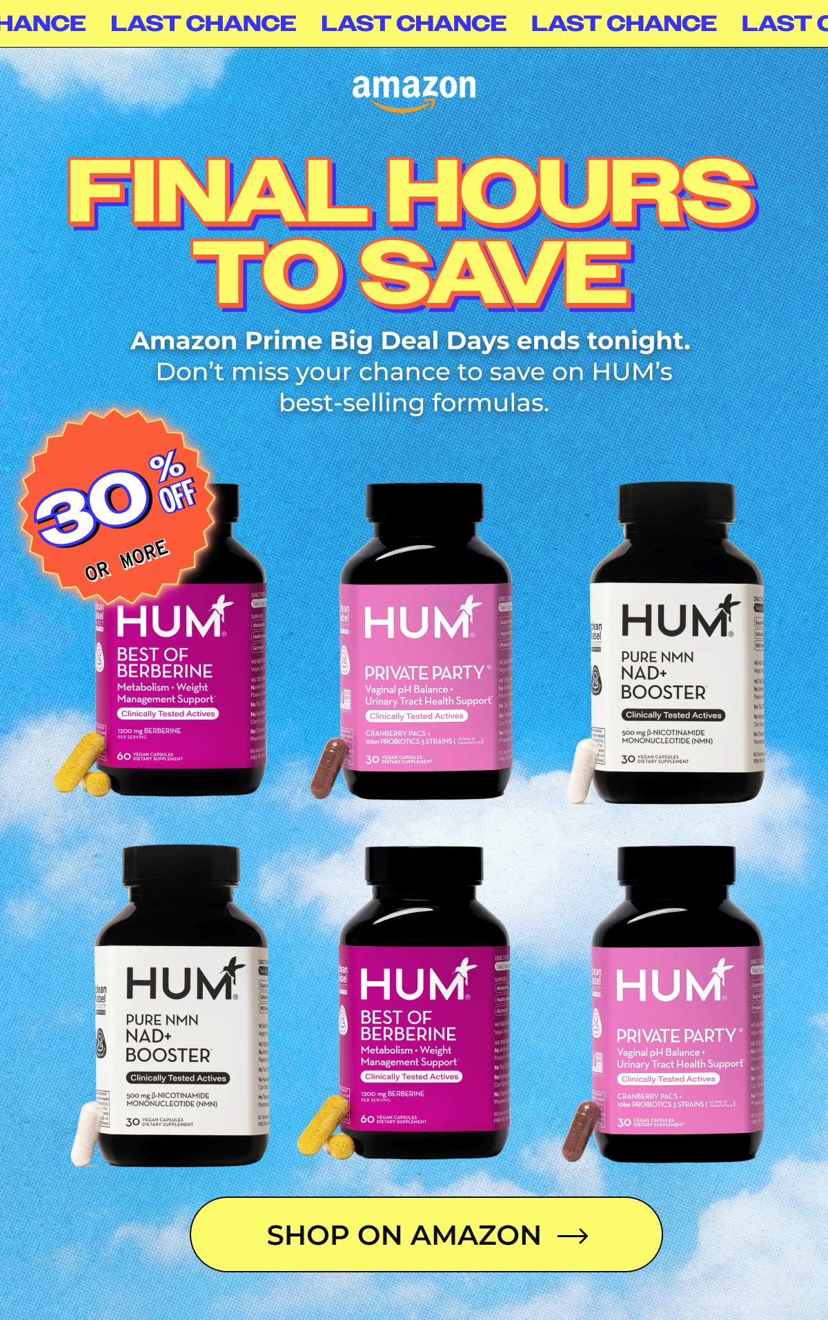 30% off primeday - final hours