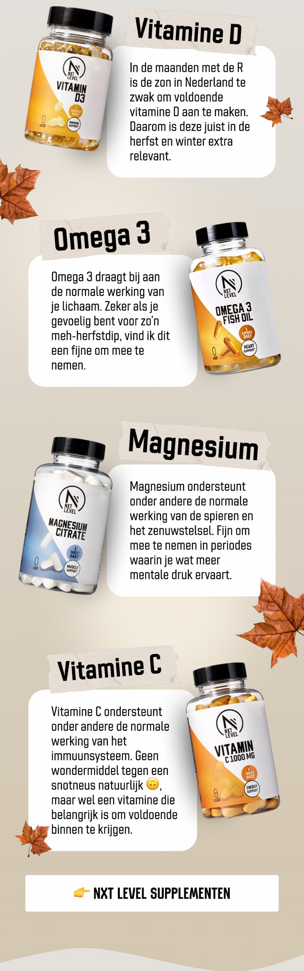 NXT LEVEL SUPPLEMENTEN