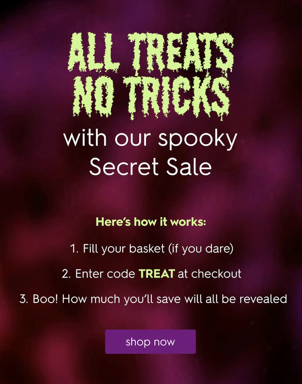 Our mystery sale