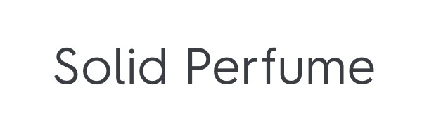 Solid Perfume