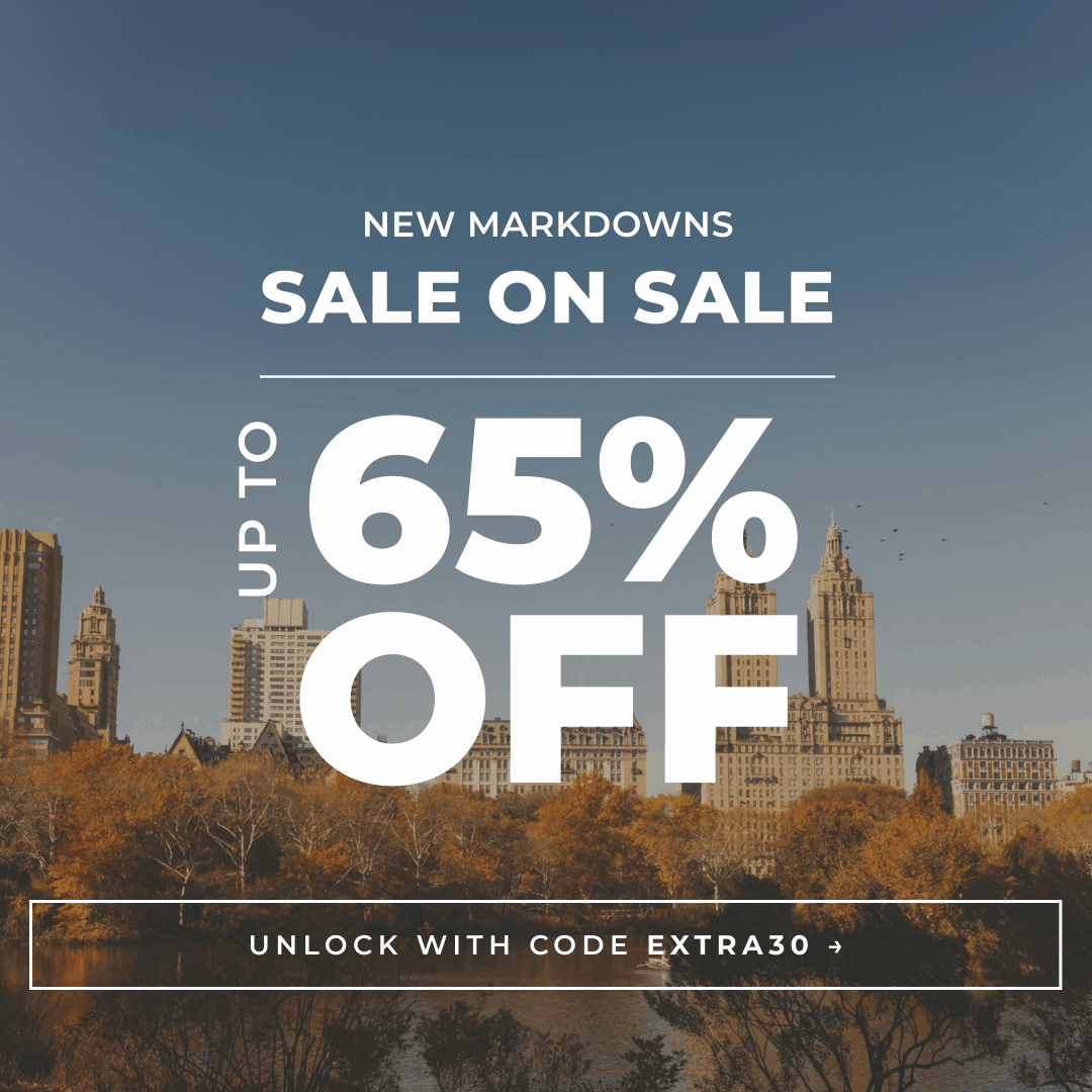New markdowns: Sale on Sale, up to 65% off. Unlock with code EXTRA30.
