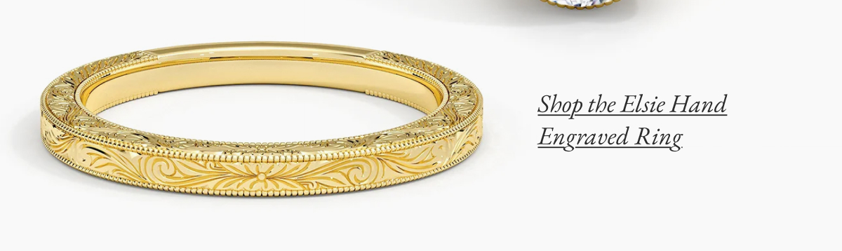 Shop the Elsie Hand Engraved Ring