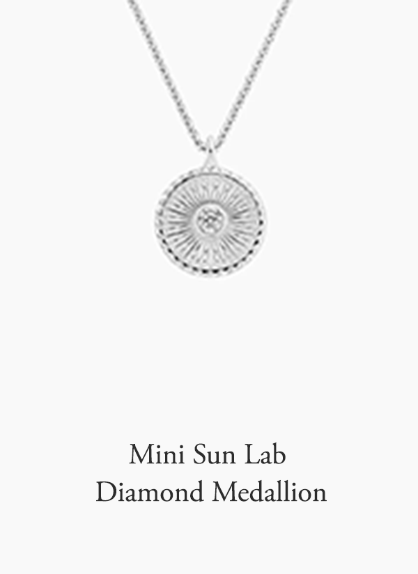 Mini Sun Lab Diamond Medallion