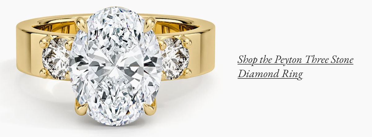 Shop the Peyton Three Stone Diamond Ring