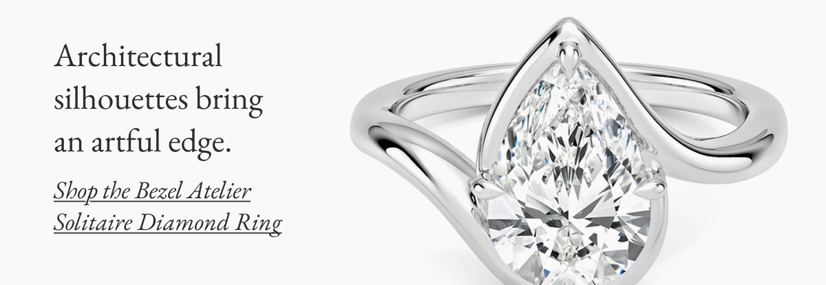 Shop the Bezel Atelier Solitaire Diamond Ring