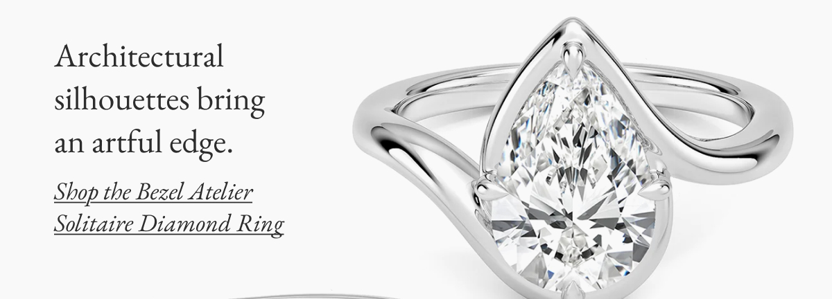 Shop the Bezel Atelier Solitaire Diamond Ring