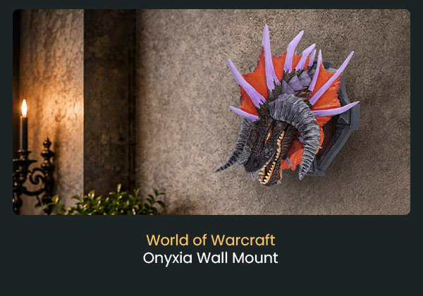 World of Warcraft Onyxia Wall Mount