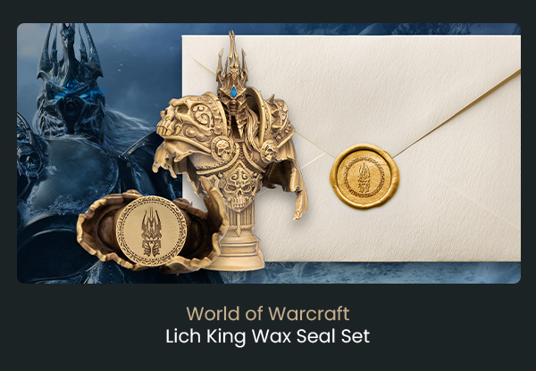 World of Warcraft Lich King Wax Seal Statue