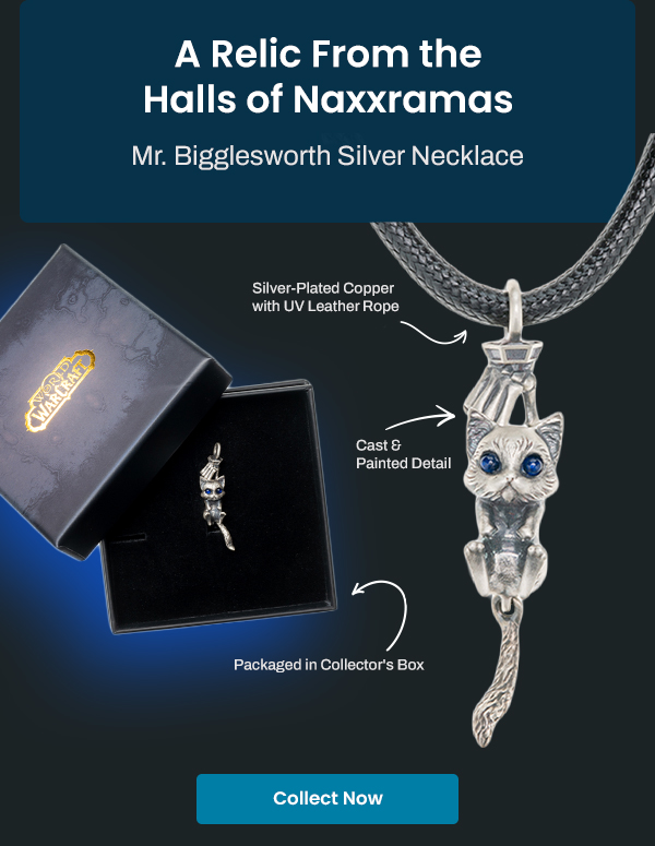 Mr Bigglesworth Silver Necklace