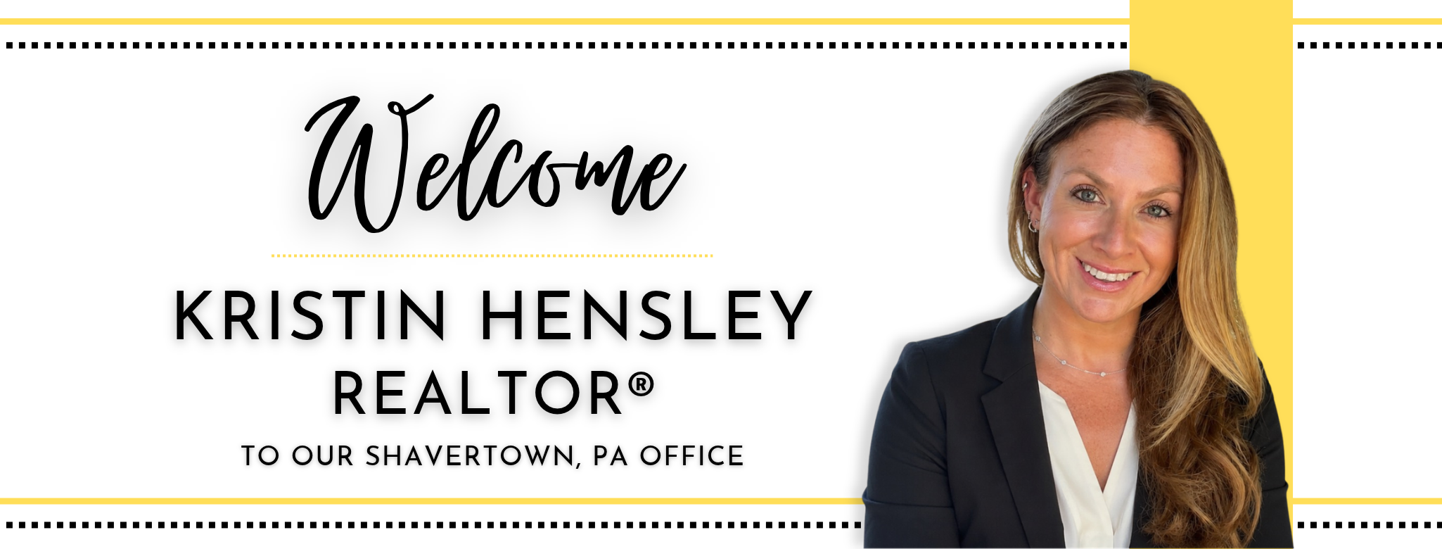 Welcome Kristin Hensley