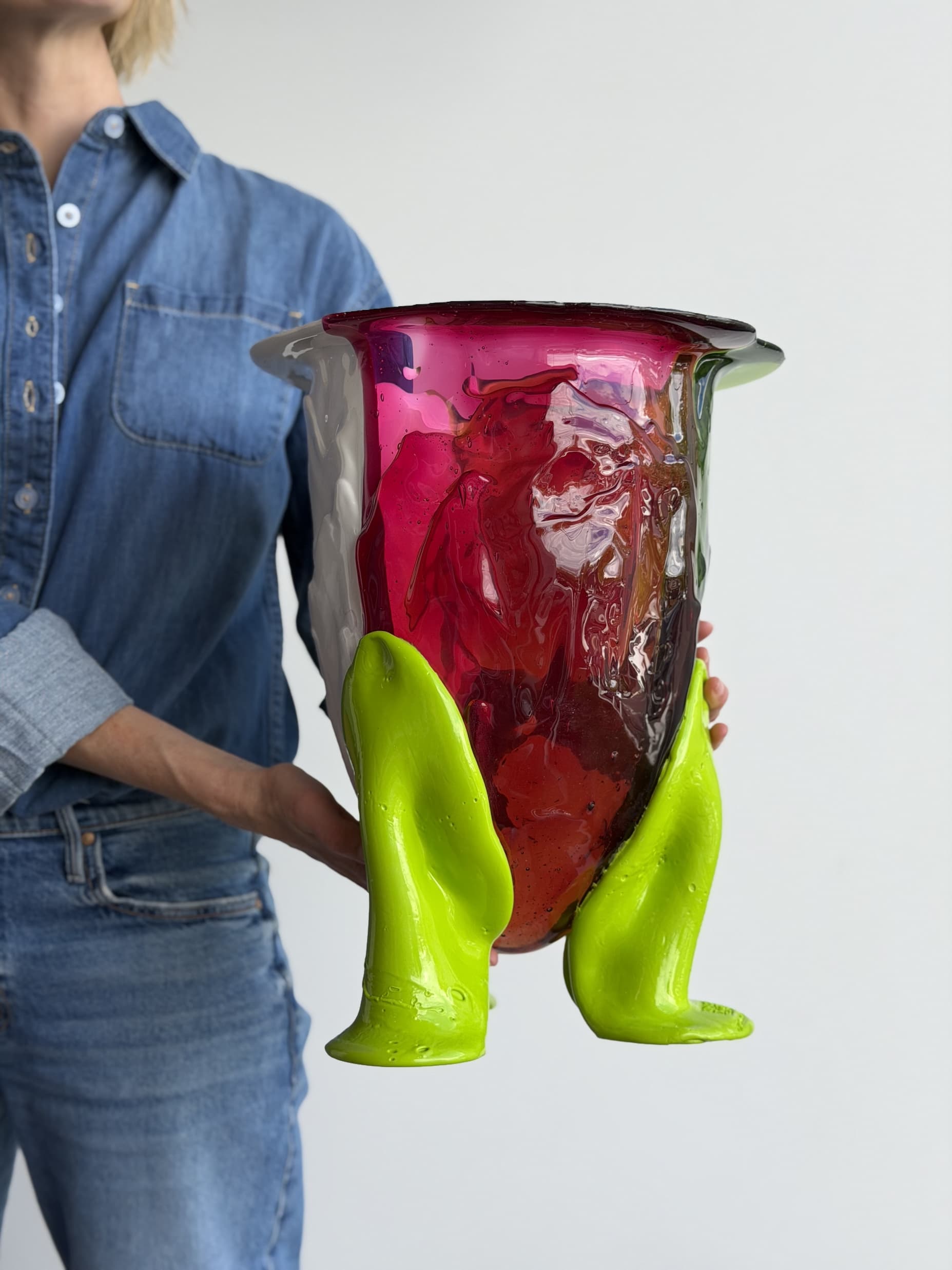 Gaetano Pesce handmade vase at JUMBLED