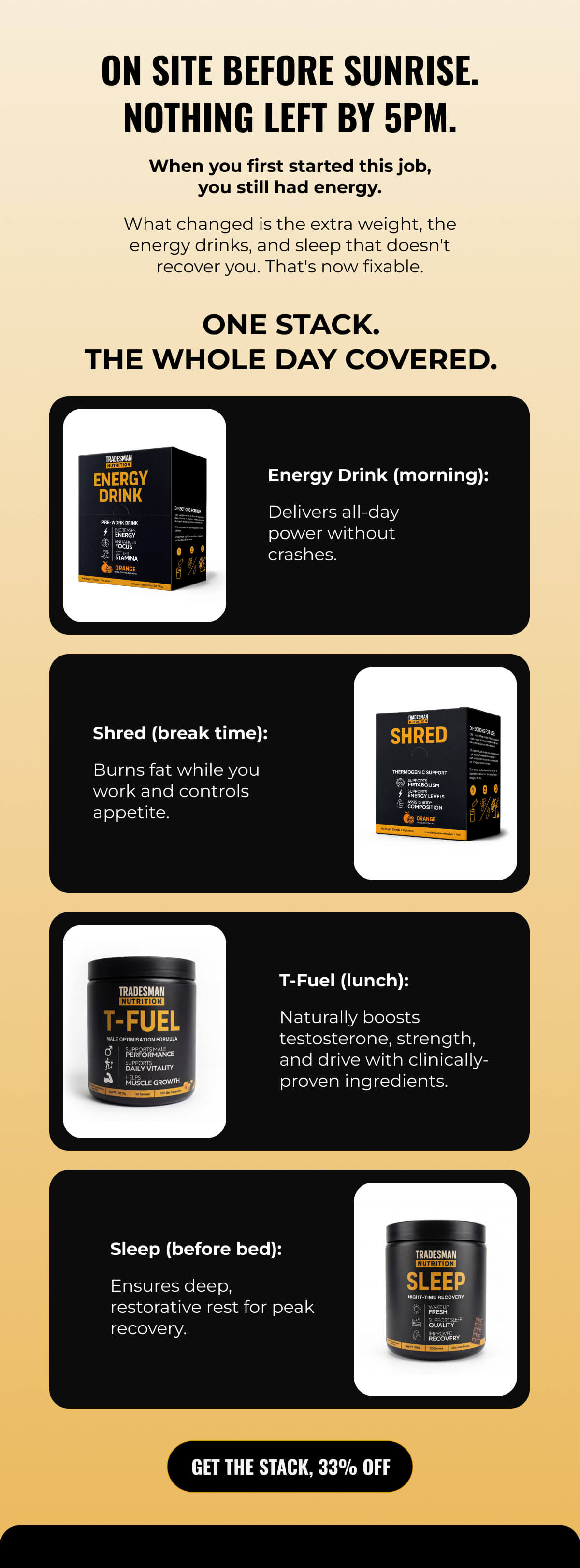 GET THE STACK, 33% OFF 