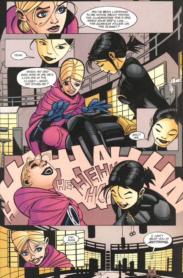 Batgirl Cassandra Cain section artwork