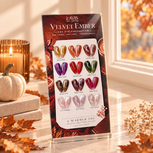 LAVIS Velvet Ember CE1 cat eye set of 12