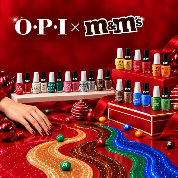 OPI x M&M'S Sweeten Your Mani collection