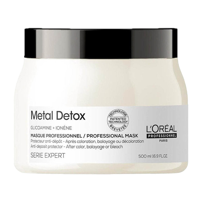 haarmasker voor droog haar: L'Oreal Metal Detox Mask 500ml
