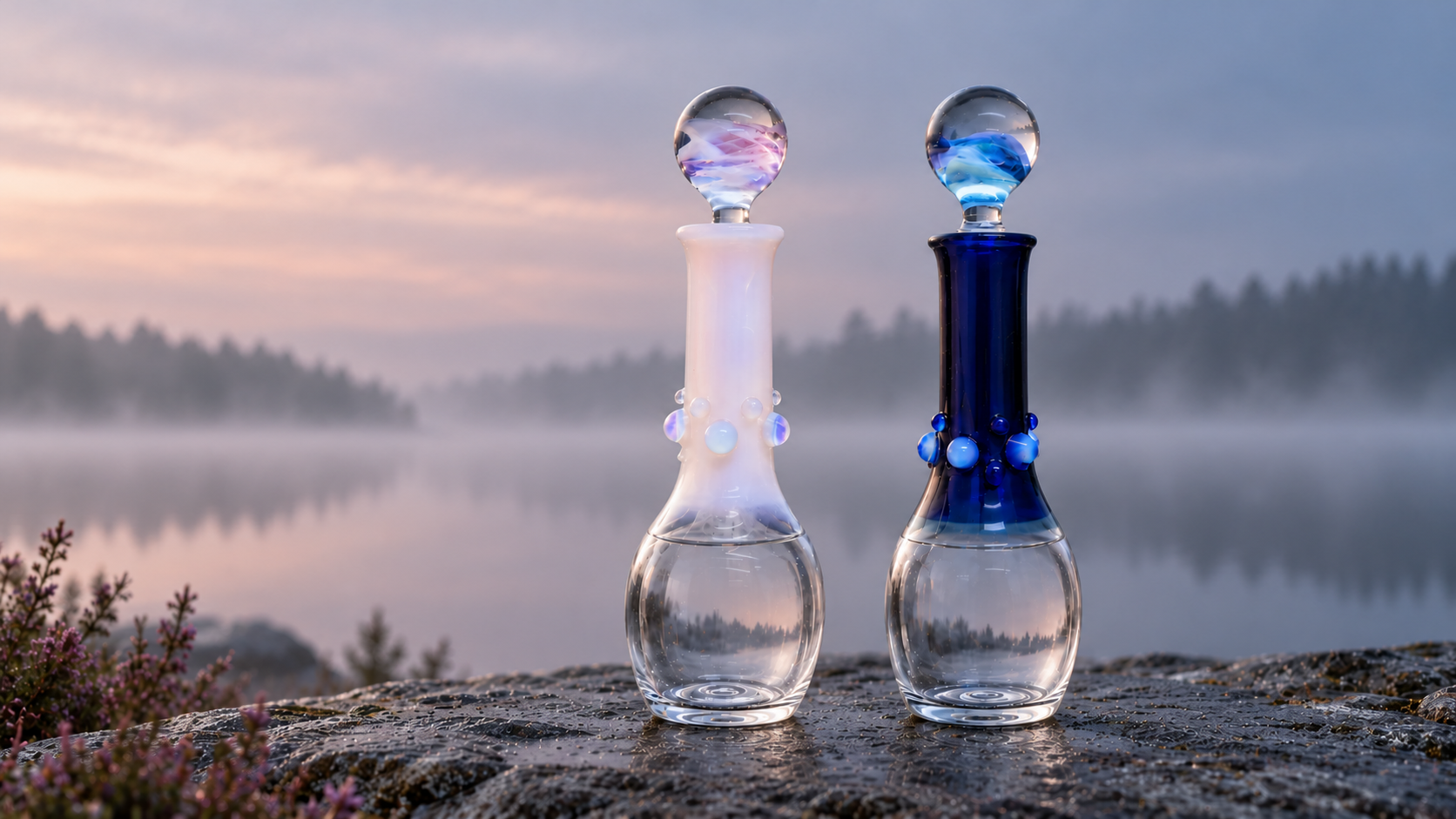 NOOMI Privé flame-worked borosilicate vessels